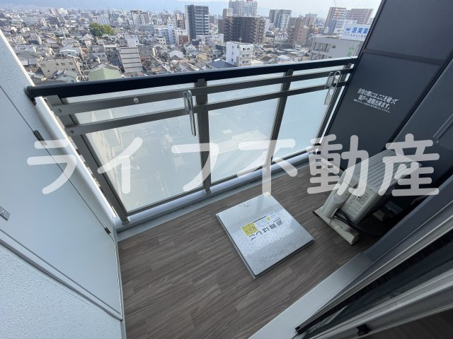 ワールドアイ大阪城EASTアドバンスのバルコニー|陽当たり良好なバルコニーです
