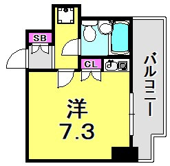藤和シティコア神戸中道通の間取り