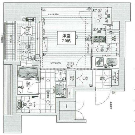 リーガル岡崎橋の間取り