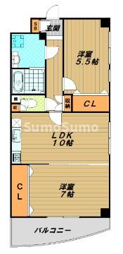 リリーフ片山の間取り