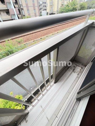 リンクス岡本のバルコニー