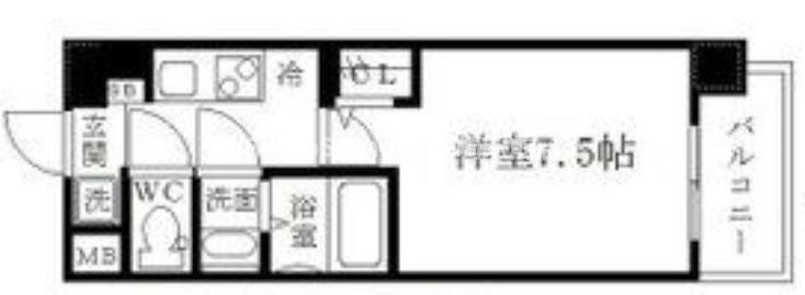 リッツ加島の間取り