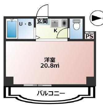 三景マンションの間取り