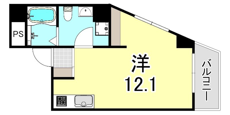 レシア六甲の間取り