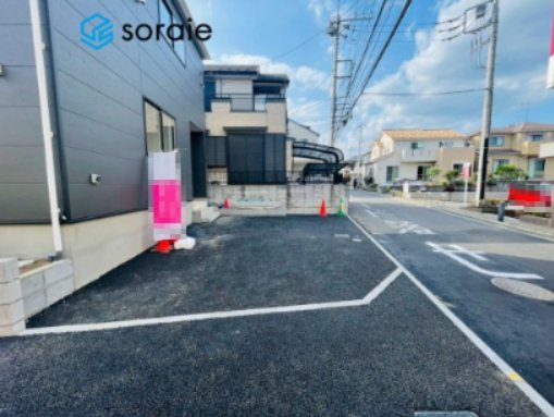 狭山市中央第8　新築戸建　クレイドルガーデンの駐車場|5/12　撮影
