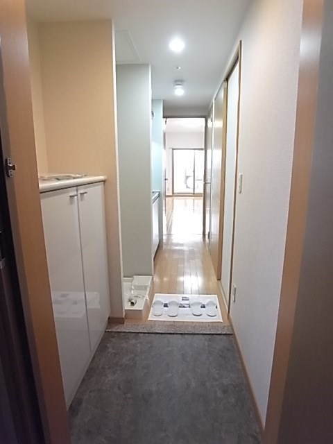 レジディア三宮東の玄関
