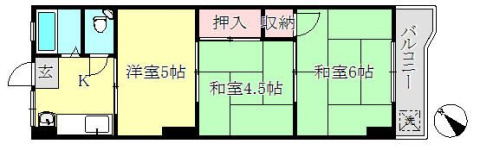 上池田グリーンハイツの間取り