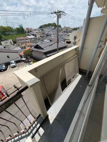 上池田グリーンハイツのバルコニー