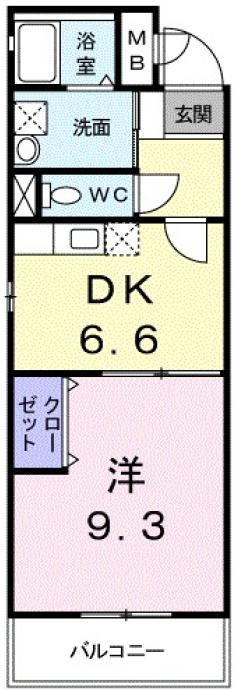 レジデンス赤坂の間取り