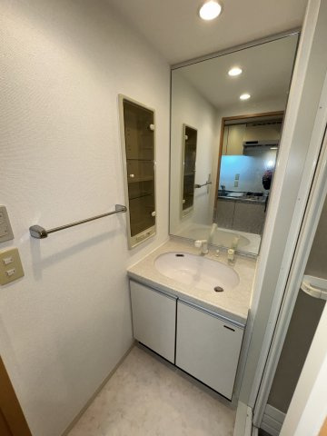 レジディア三宮東の洗面所