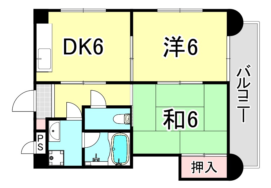 レガリア園田の間取り