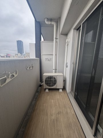 レオンコンフォート難波ミラージュのバルコニー