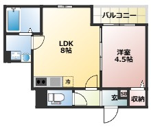 アーバンコート加古川の間取り