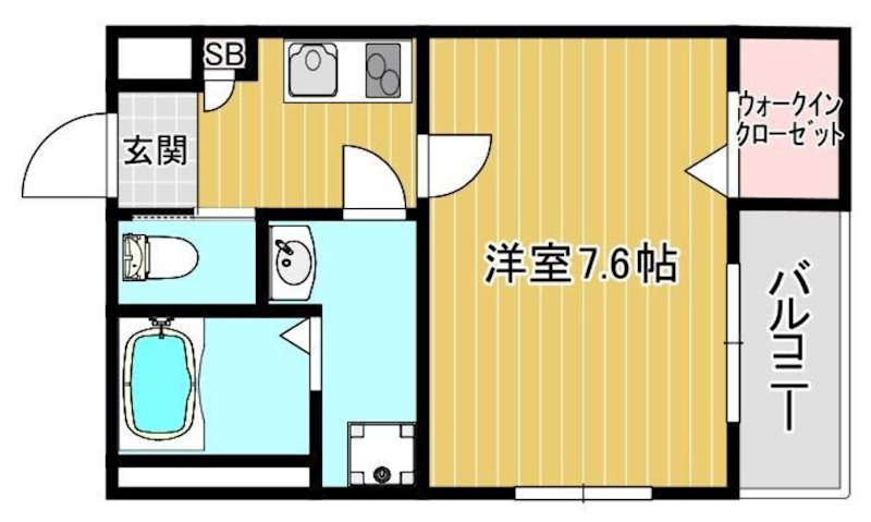 ワコーレヴィータ国香通の間取り