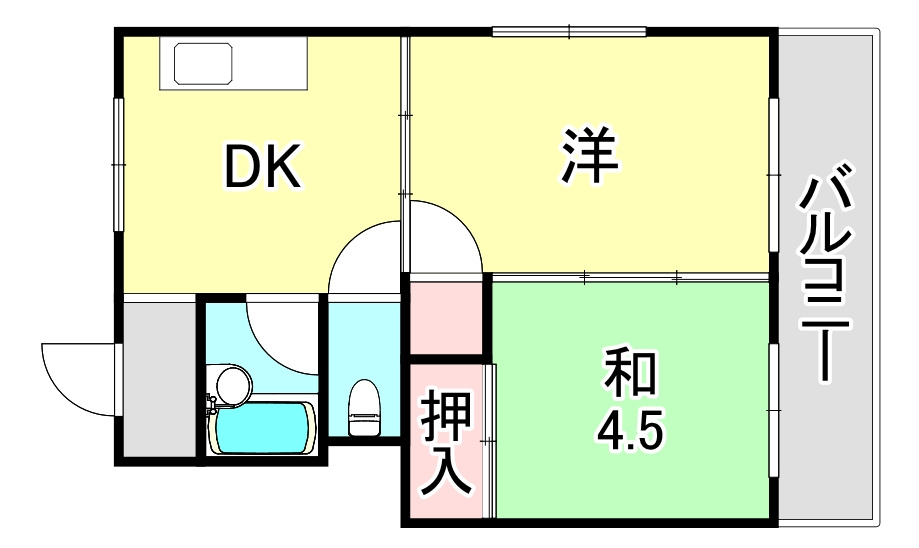 中山手ビルの間取り