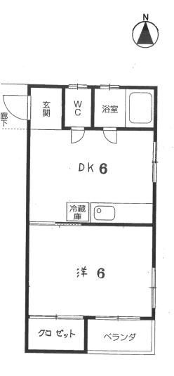 三山マンションの間取り