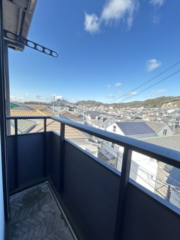 中山手ガーデンハウスＣ棟のバルコニー