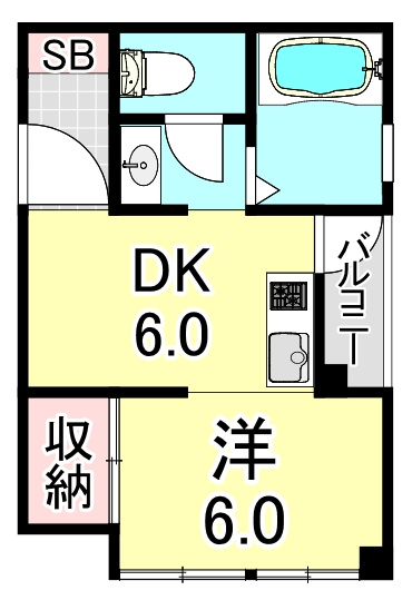 丸山ビルの間取り