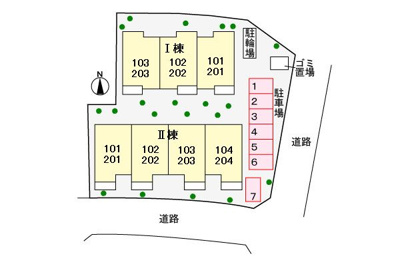 【駐車場】 | プレッソ・ヴィアーレⅠ | 駐車場