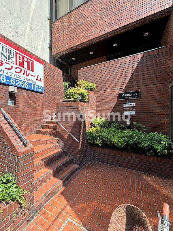 淺沼谷町マンションのエントランス