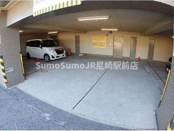猪名寺パークマンションⅡの駐車場|駐車場です