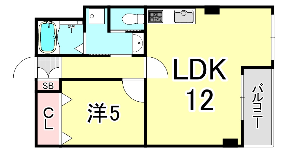 甲子園第３コーポラスの間取り