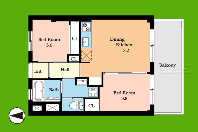 【間取り】 | 狛江第3コーポラス | 即日のご見学も可能です！お気軽にお問い合わせください！