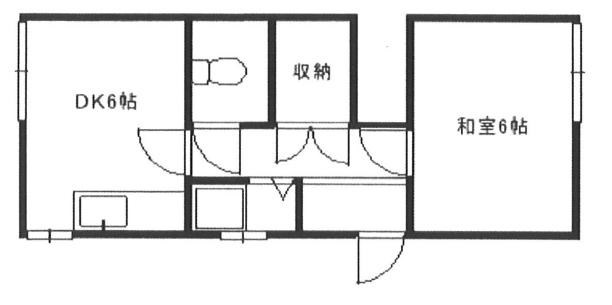 灘北ハイツの間取り