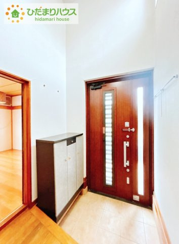 いわき市金山町南台　中古戸建の玄関