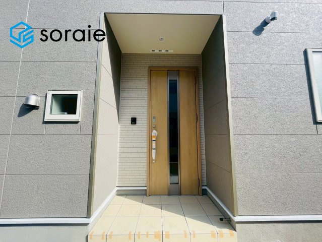 狭山市中央第8　新築戸建　クレイドルガーデンの玄関|5/12　撮影