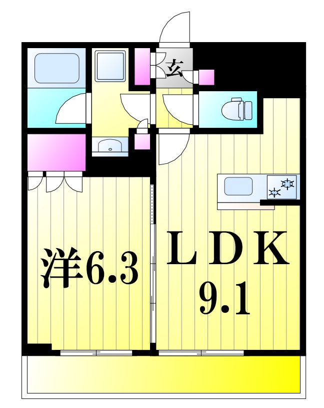 第18シントウキョウビルの間取り