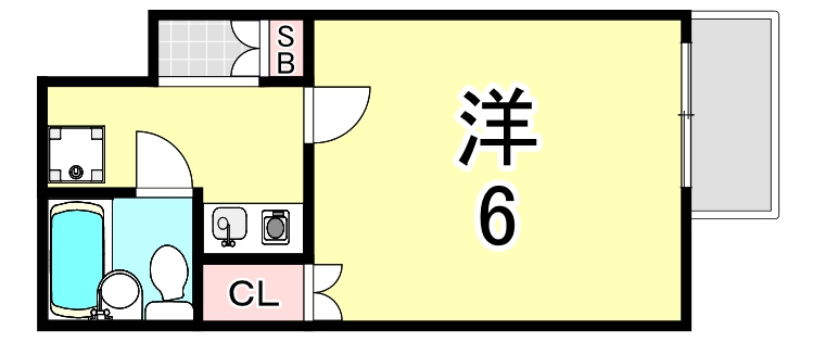 神戸リブプレイス深江南の間取り