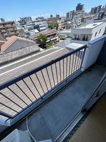 石上マンションのバルコニー