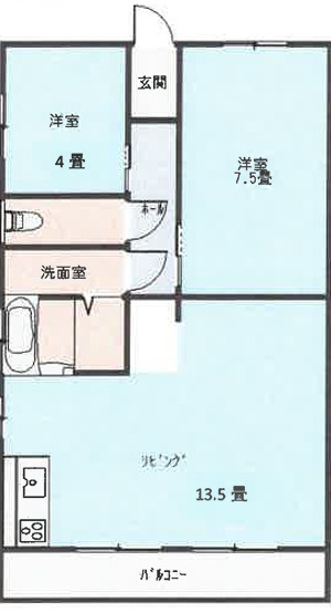 滝谷グリーンハイツの間取り