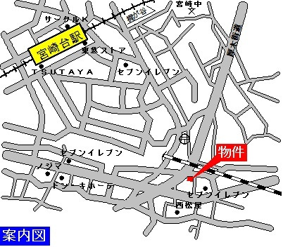 ＧＲＡＣＥ ＭＩＹＡＺＡＫＩＤＡＩの地図|案内図
