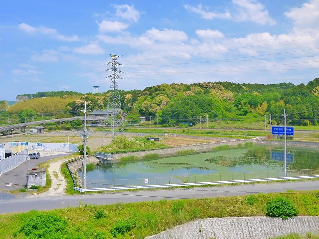 グランディービル奈良道の展望|4Fなので景色いいです！