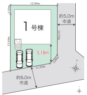 所沢下富第1期　新築戸建て　リナージュの区画図