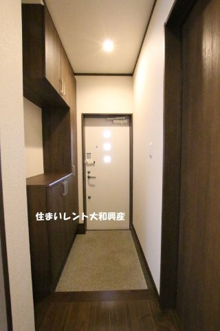 ベルフールの玄関