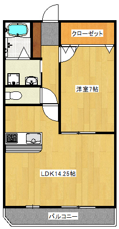 ベルフールの間取り