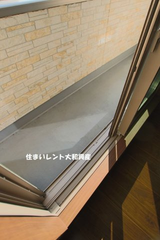 ベルフールのバルコニー