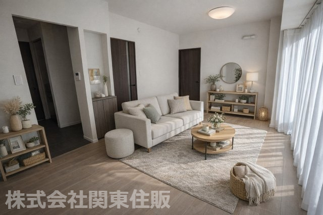 コート浦和常盤の居間・リビング|※一部CG加工されております