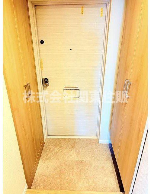 本町ハイツの玄関|シンプルで使いやすい玄関です