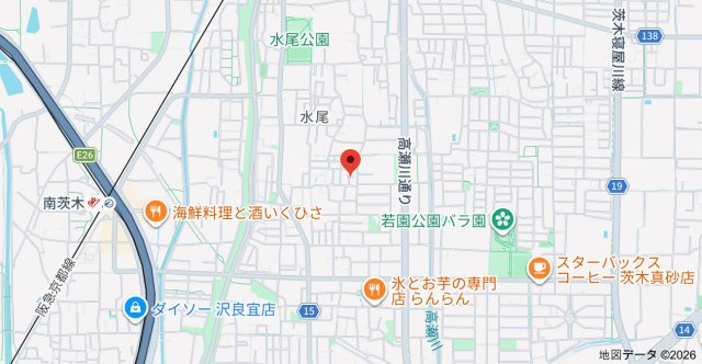 チロル水尾の地図