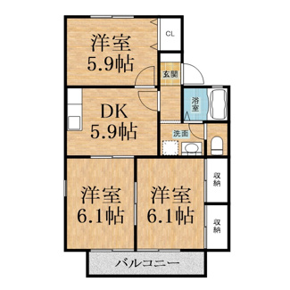 【間取り】 | コープソフィアＤ