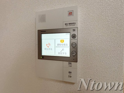 【セキュリティ】 | プレサンス鶴舞駅前レジス | モニター付きインターホンです