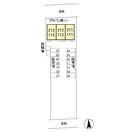 シャトル コンフォールの区画図|当社、チルホームのHPもご覧ください(^^)/物件情報多数♪