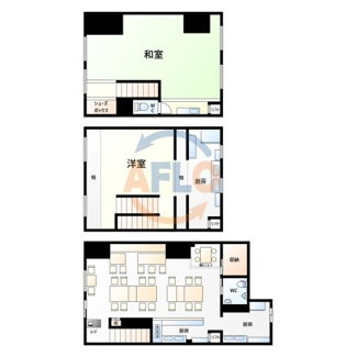 【間取り】 | 大阪市天王寺区東上町　1棟店舗