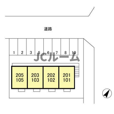 タウンコートながみねの間取り