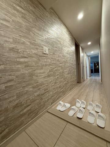 ユニハイム東住吉フォレストの玄関|明るい玄関です