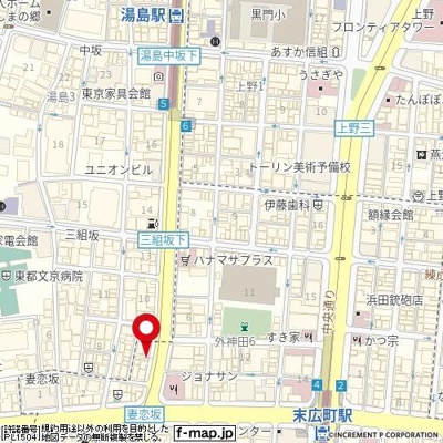 【地図】 | ロアール御茶ノ水妻恋坂